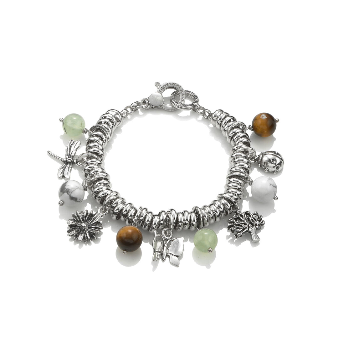 Giovanni Raspini Nature Bracelet With Silver Stones X01972