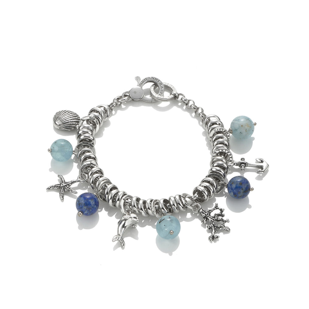 Giovanni Raspini Sea Bracelet With Stones silver X01995