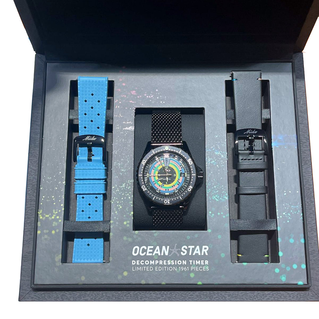 MIDO OCEAN STAR DECOMPRESSION WORLDTIMER LIMITED EDITIT