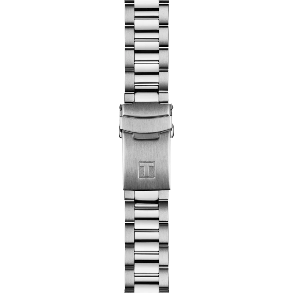 Tissot घड़ी Seastar 1000 जीएमटी 40mm काला क्वार्ट्ज स्टील T120.852.11.051.00