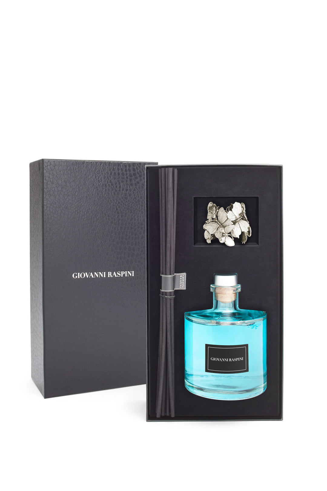 Giovanni Raspini Farfalle Diffuser - Vento di Mare ambient fragrance with white bronze decoration - XB0101
