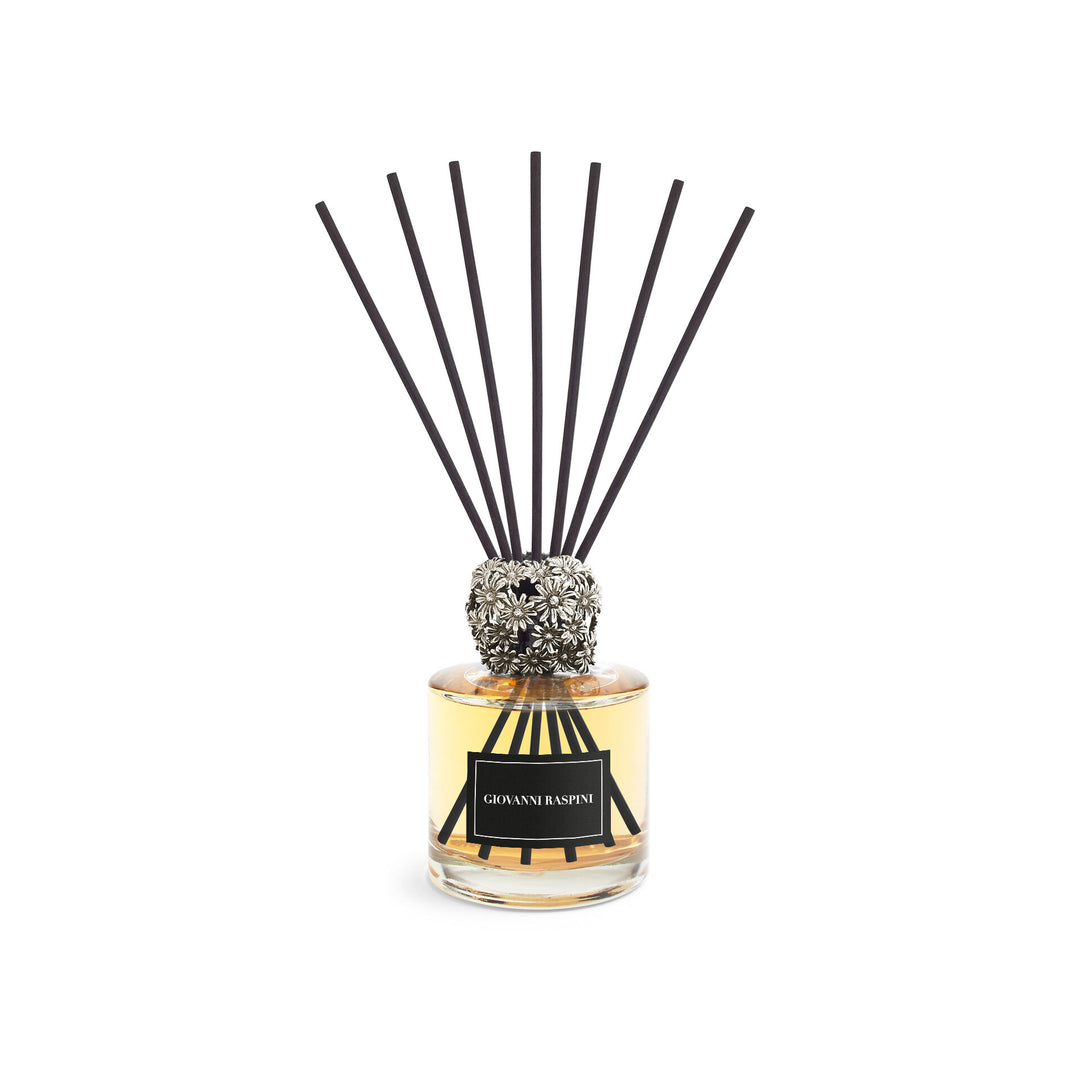 Giovanni Raspini Garden Diffuser - Iris Dust home fragrance with white bronze decoration - XB0109
