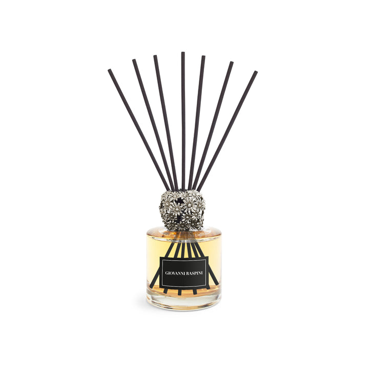 Giovanni Raspini Garden Diffuser - Iris Dust home fragrance with white bronze decoration - XB0109