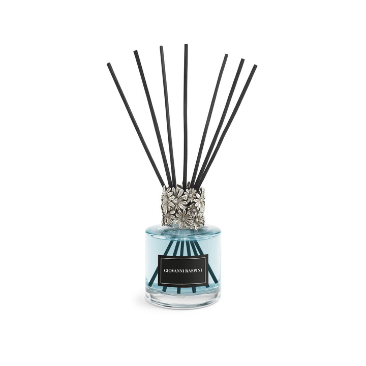 Giovanni Raspini Margherite Diffuser - Vento di Mare home fragrance with white bronze decoration - XB0113