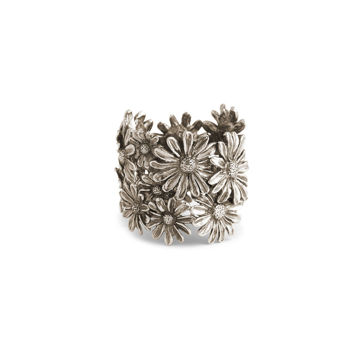 Giovanni Raspini Margherite Diffuser - Vento di Mare home fragrance with white bronze decoration - XB0113