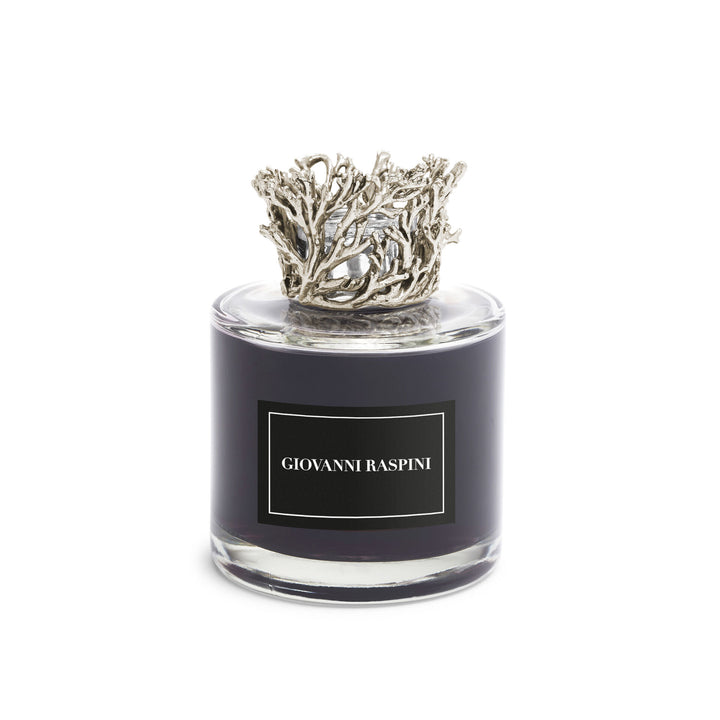 Giovanni Raspini Coralli Diffuser - Nero Divino home fragrance with white bronze decoration - XB0153