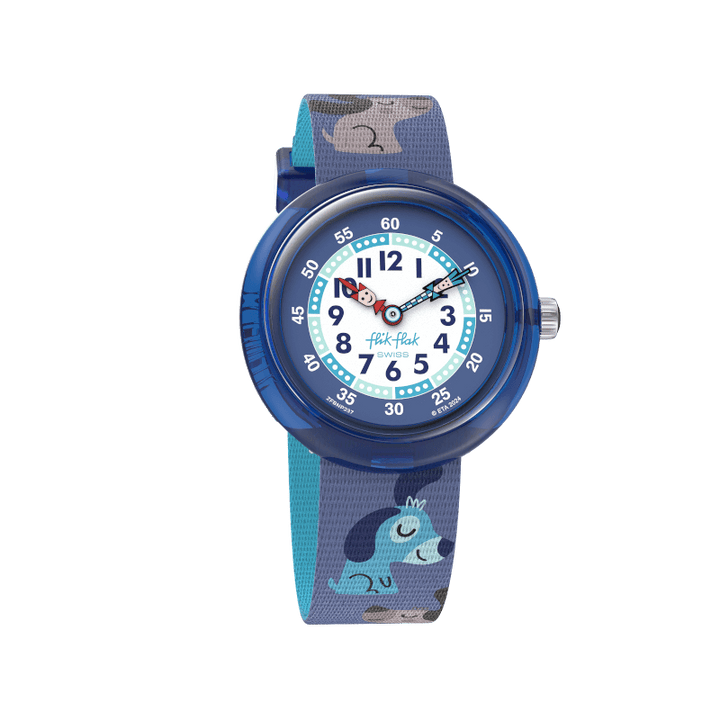 Flik Flak Cuti Puppy Friends Fur-ever 32mm FBNP237 वॉच