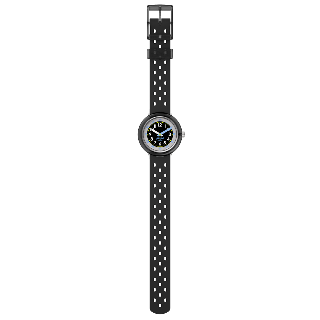 Flik Flak Fizz Watch in Uaireanta Bubby Duibhe 32mm FCNP001