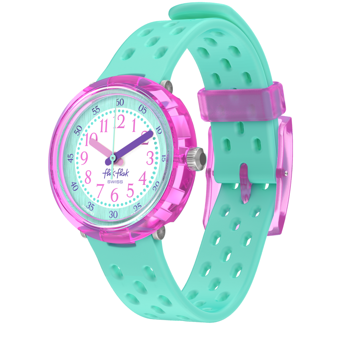 Flik Flak Fizz Watch in Mint Bubby Hours 32mm FCNP003