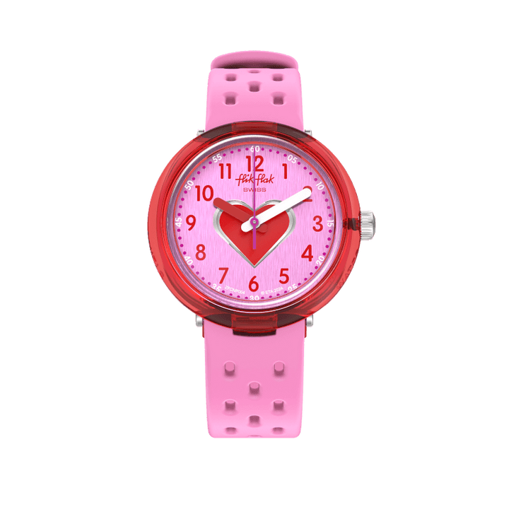 Flik Flak Fizz Watch in Uaireanta Bubby Pink 32mm FCNP004