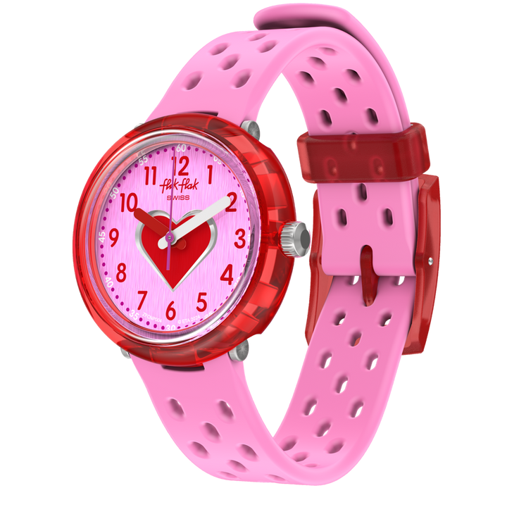 Flik Flak Fizz Watch in Uaireanta Bubby Pink 32mm FCNP004