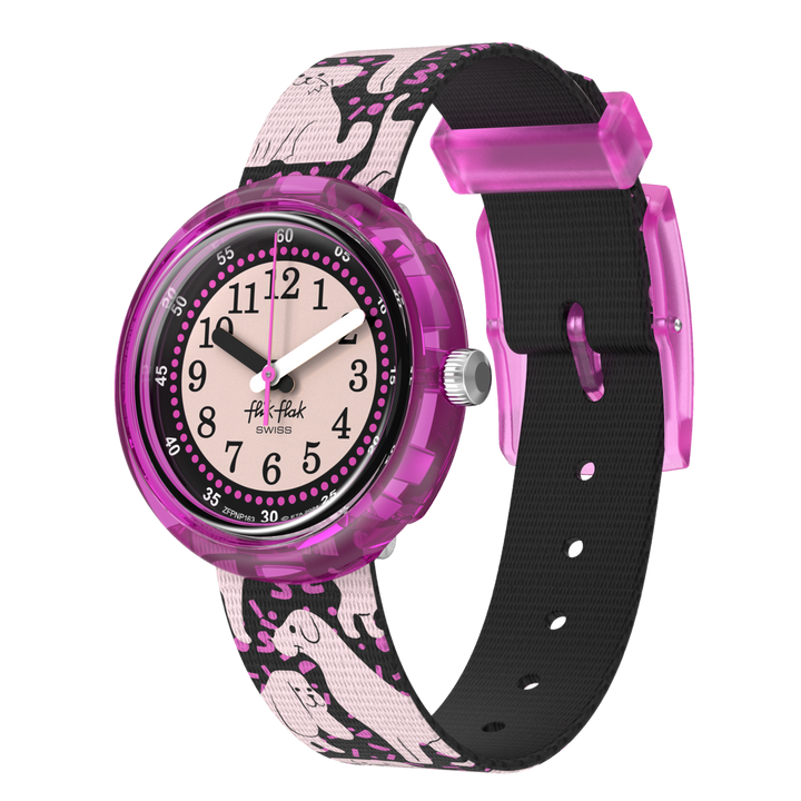 Flik Flak Woof Time Friends Fur-Ever 32mm FPNP163 watch WOOF Time Friends