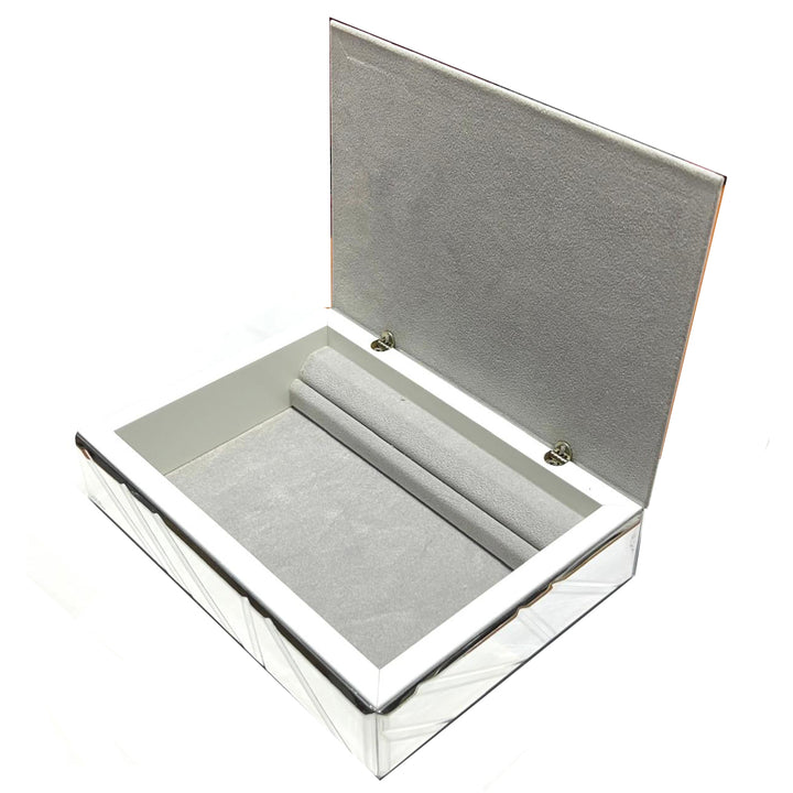 Sovrani silver jewelery box 50th anniversary 18x12x4 cm W661