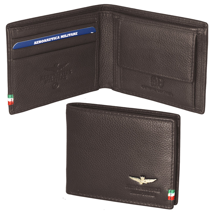 Air Force Military Wallet Men's Porta Leather Loor Line Flag Line AM101-MO