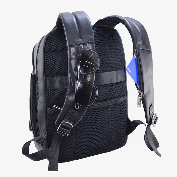 PC Backpack Míleata an Fhórsa Aeir i Líne leathair leathair leathair AM464-BL Líne