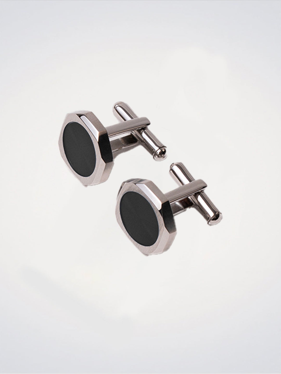 D1 Milano Octagonal Cufflinks Black D1-JWCLSU01