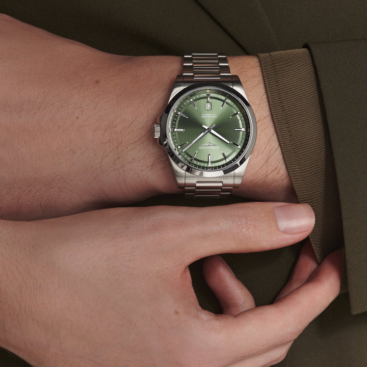 Longines watch Conquest 2023 41mm green steel automatic L3.830.4.02.6