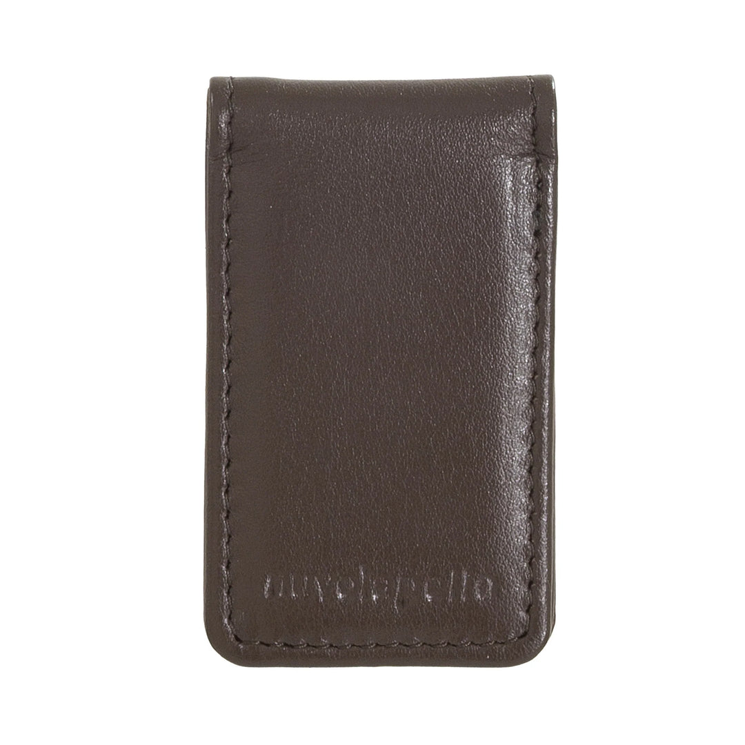 Nuvola Pelle Magnetic Money Clip in Genuine Leather - Magnetic Money Clip for Banknotes for Men and Women