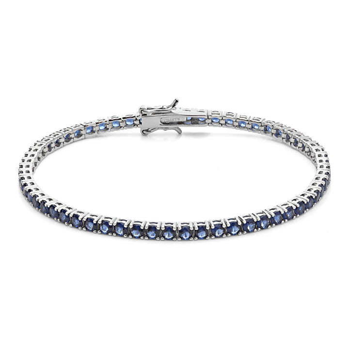 Comete Tennis in 925‰ Silver and blue zircons UBR988M20