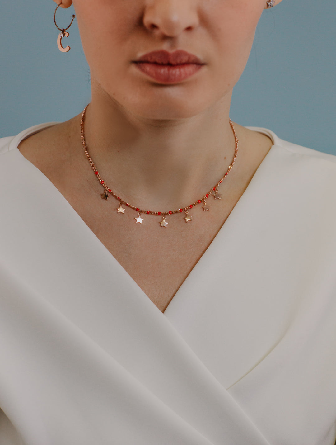 Comete Silver Star Necklace GLA251