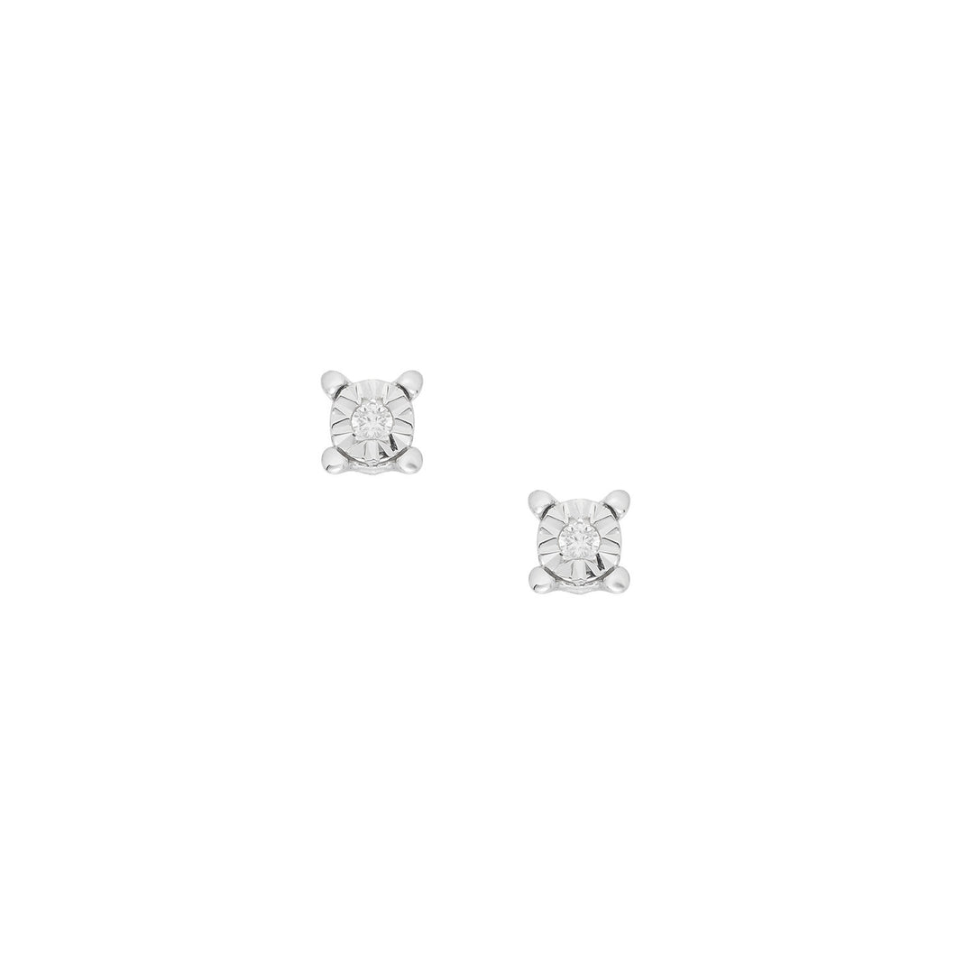 Comete Earrings in 375‰ Gold with White Diamonds KORB1002