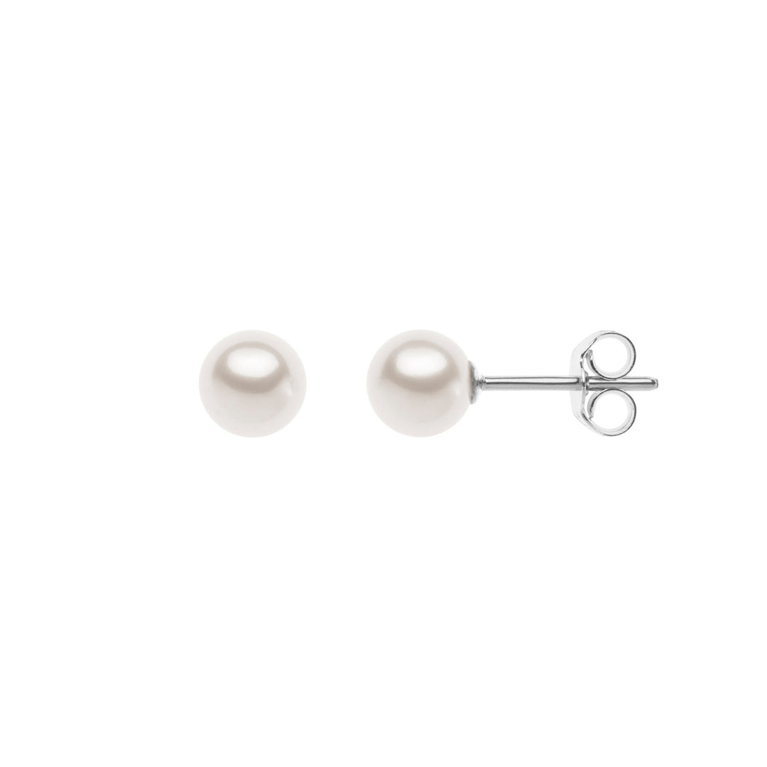 Comete Half Earring Freshwater Pearl in 375‰ Gold KORP0041/2