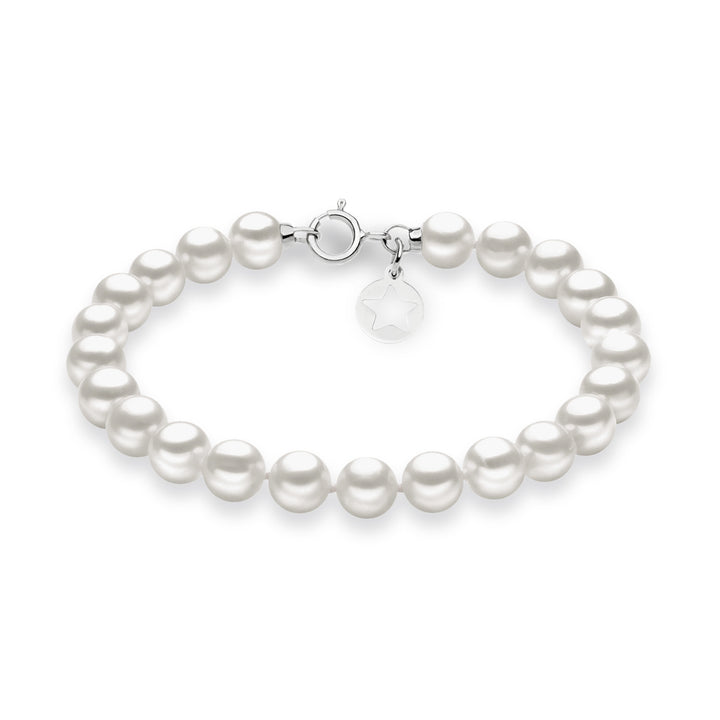 Comete Acquadolce Pearl Strand Bracelet in Gold BRQ113AM