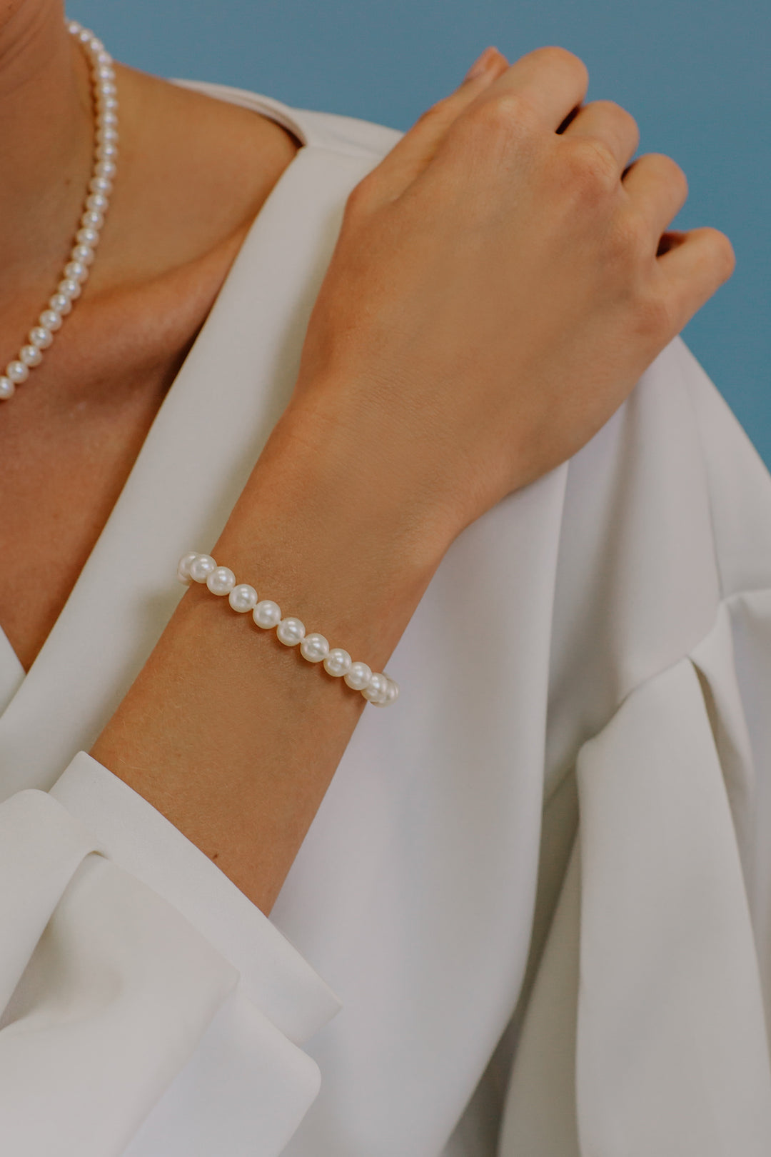 Comete Acquadolce Pearl Strand Bracelet in Gold BRQ114AM