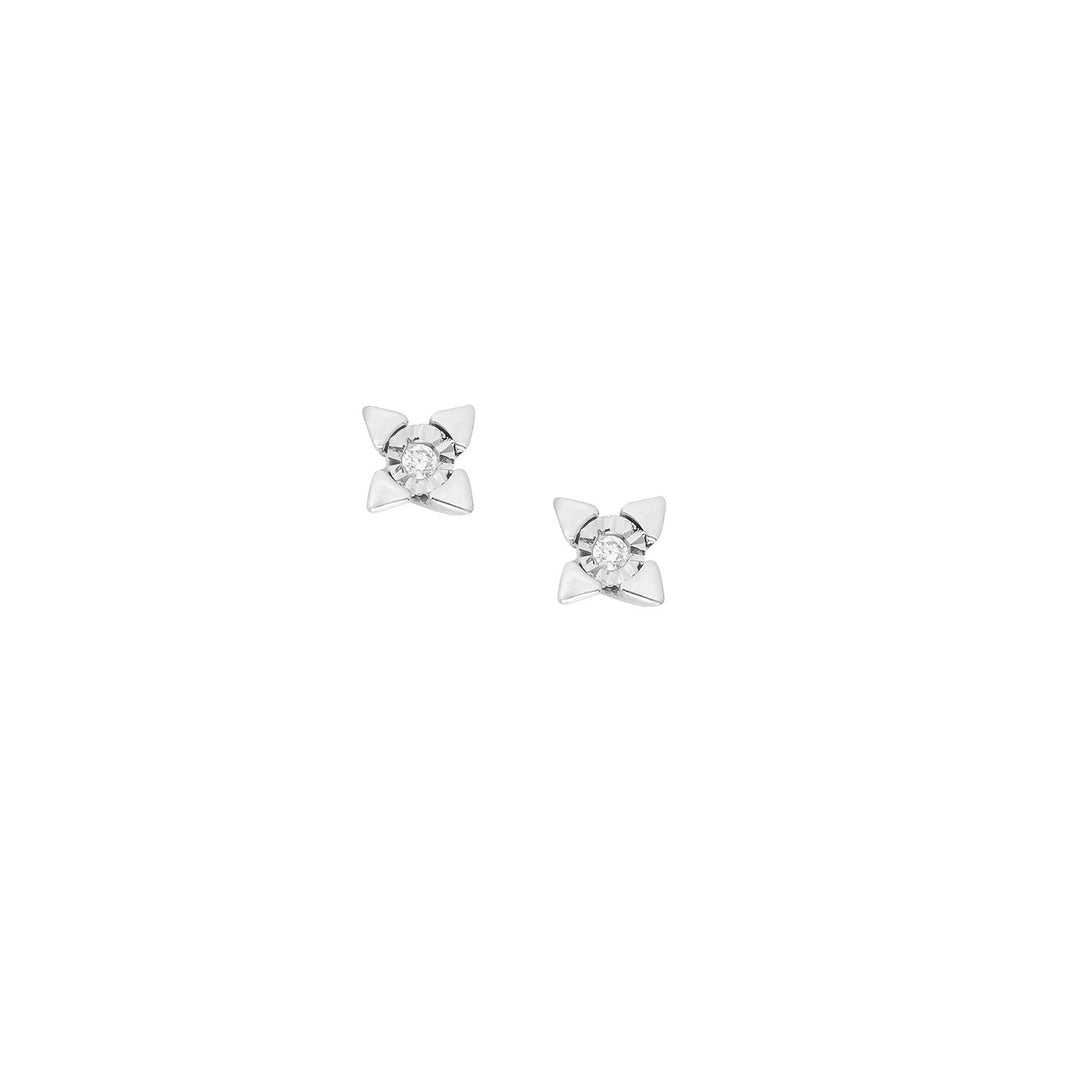 Comete Earrings in 375‰ Gold and White Diamonds KORB1000