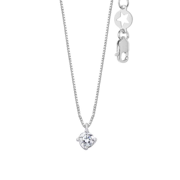 Comete Necklace in 750‰ Gold and White Diamond GLB1689