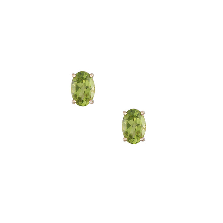 Comete Oval earrings in 750‰ rose gold and Peridot ORB1112