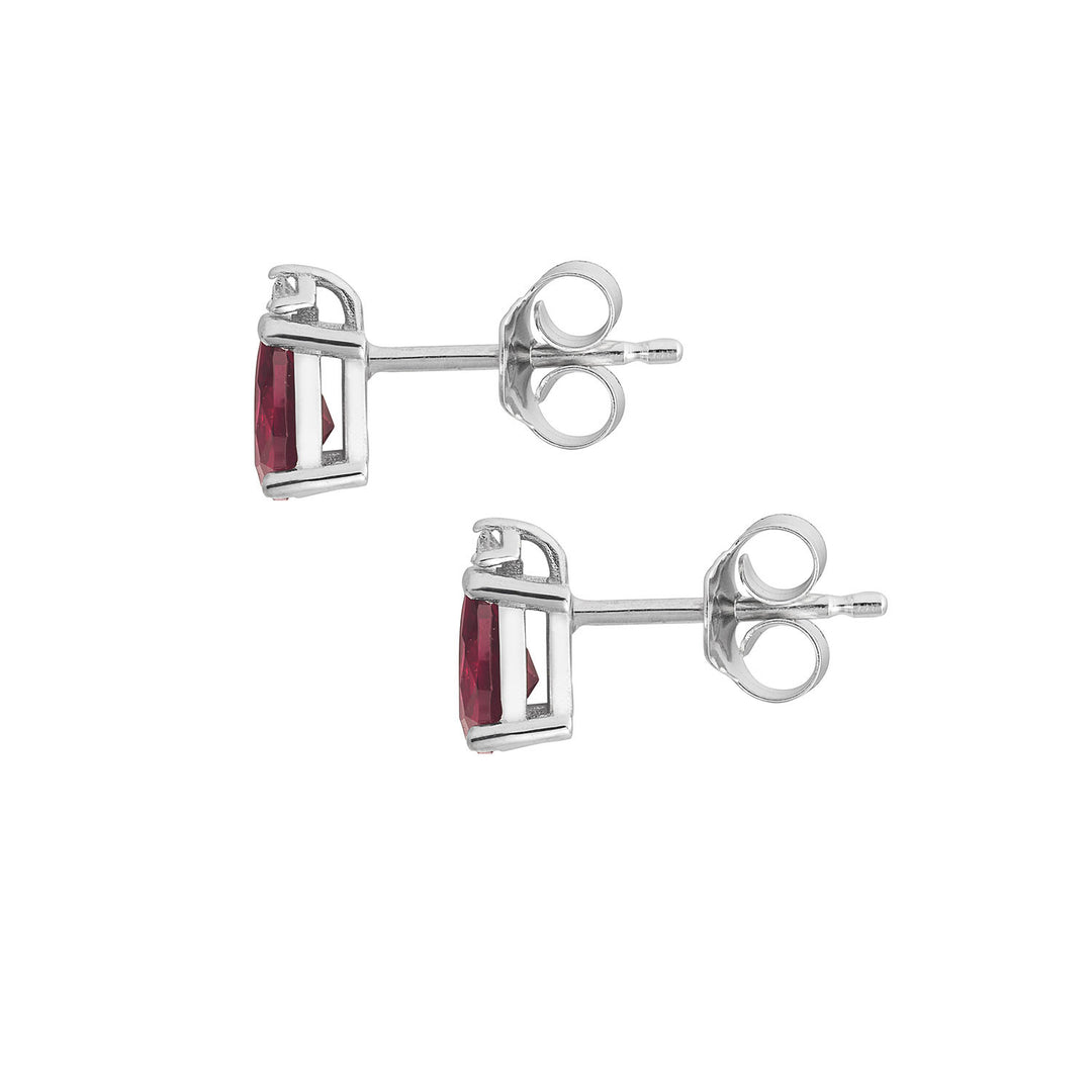 Comete Earrings in 750 ‰ Gold, Diamonds and Rubies drop ORB1127