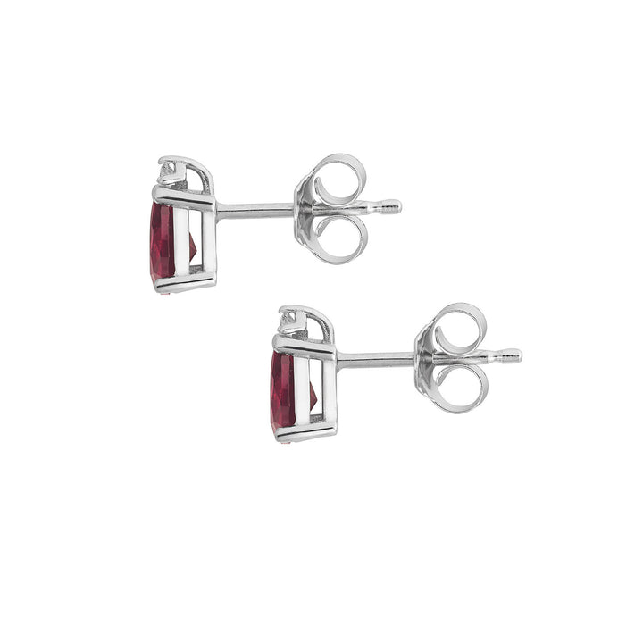 Comete Earrings in 750 ‰ Gold, Diamonds and Rubies drop ORB1127