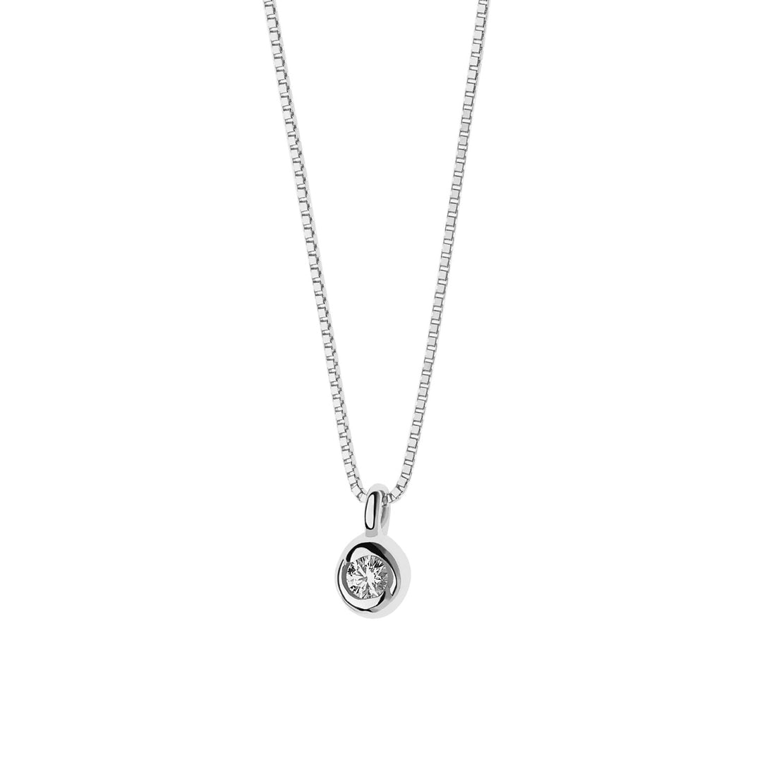 Comete Punto Luce Necklace in Gold with Diamonds GLB1228