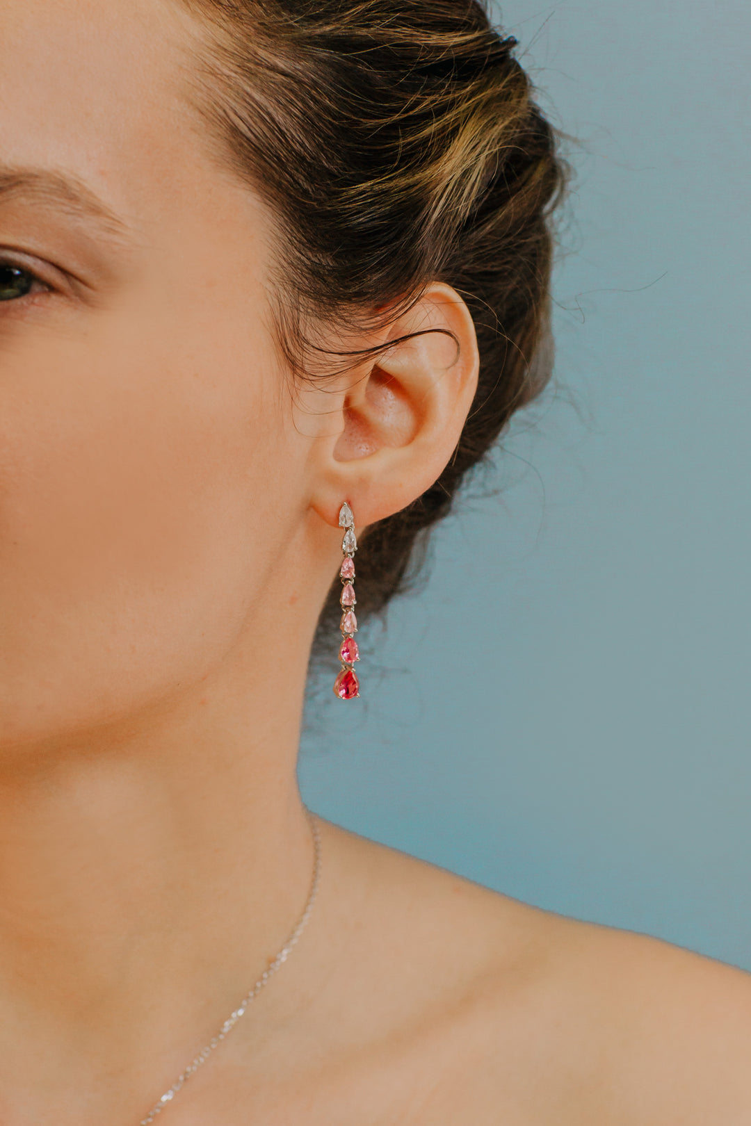 Comete Tennis drop earrings degradé ORA190
