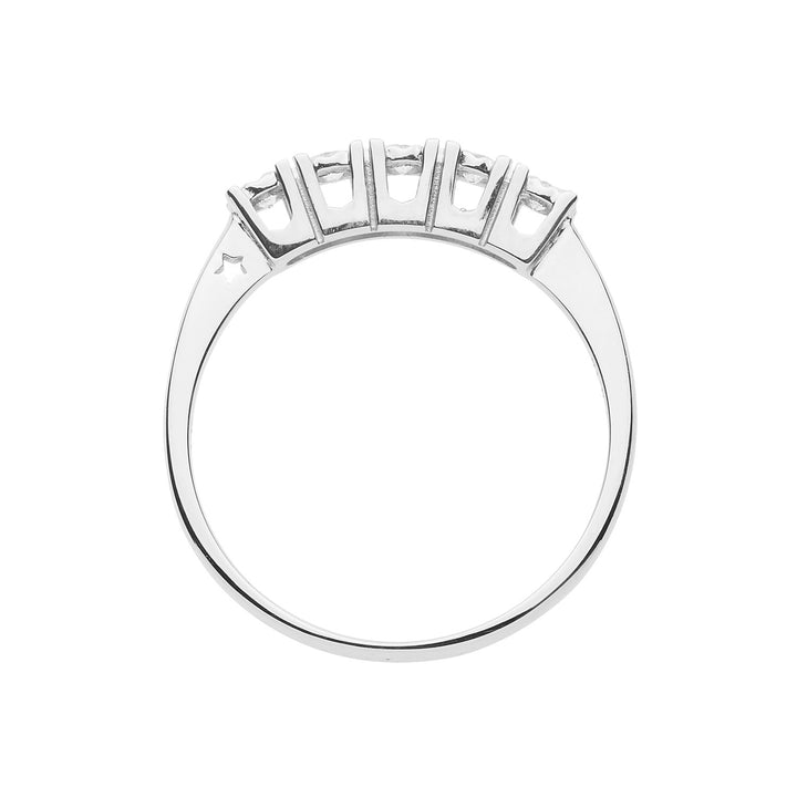 Comete Wedding ring in white gold with diamonds Moments ANB 2664