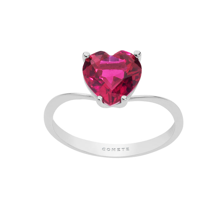 Comete Ring in Gold and Ruby Heart ANB2352