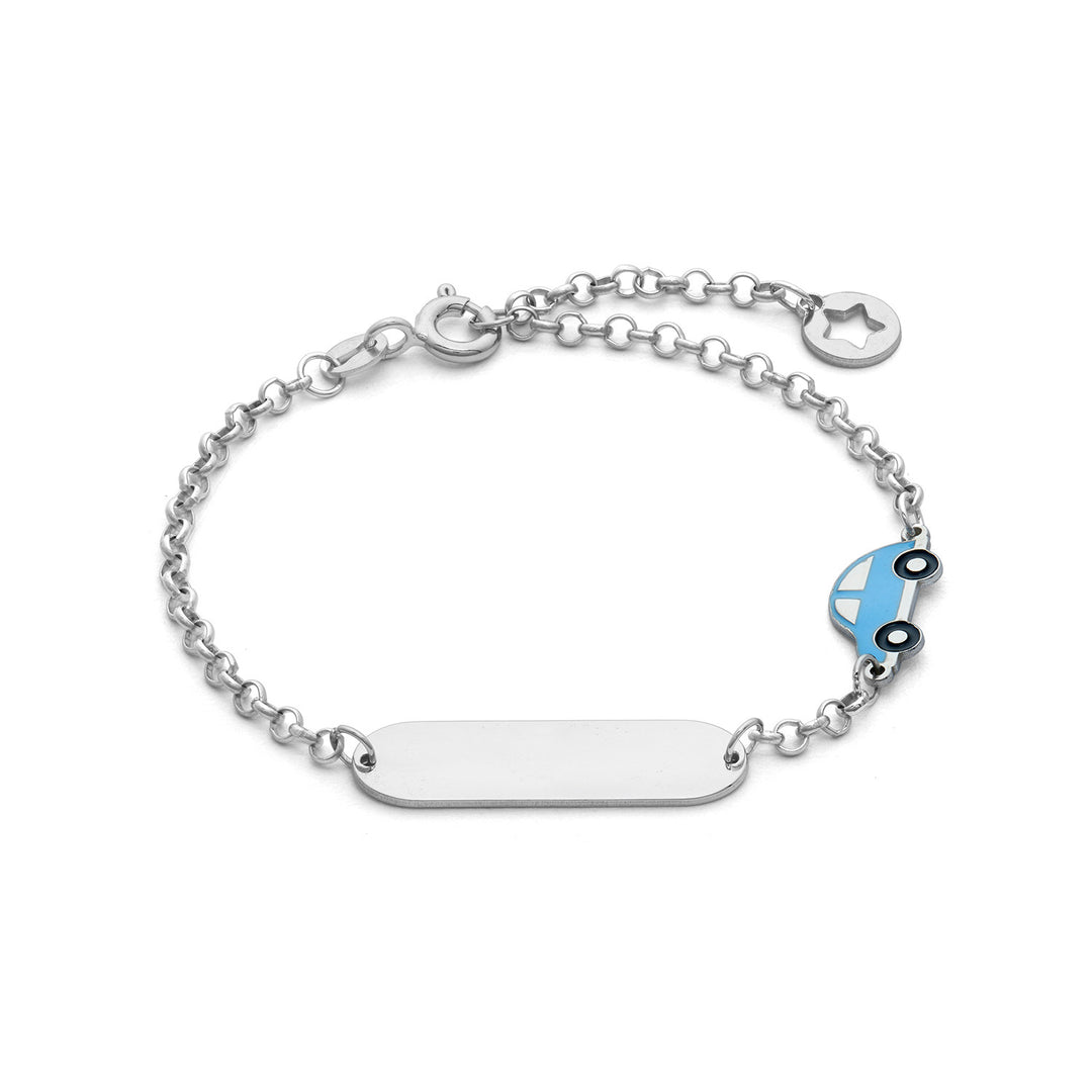 Comete Silver Bracelet with Toy Car BRA261