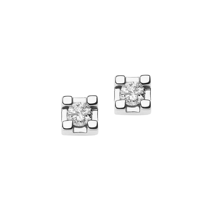 Comete Slim light point earrings in Gold and Diamonds ORB864