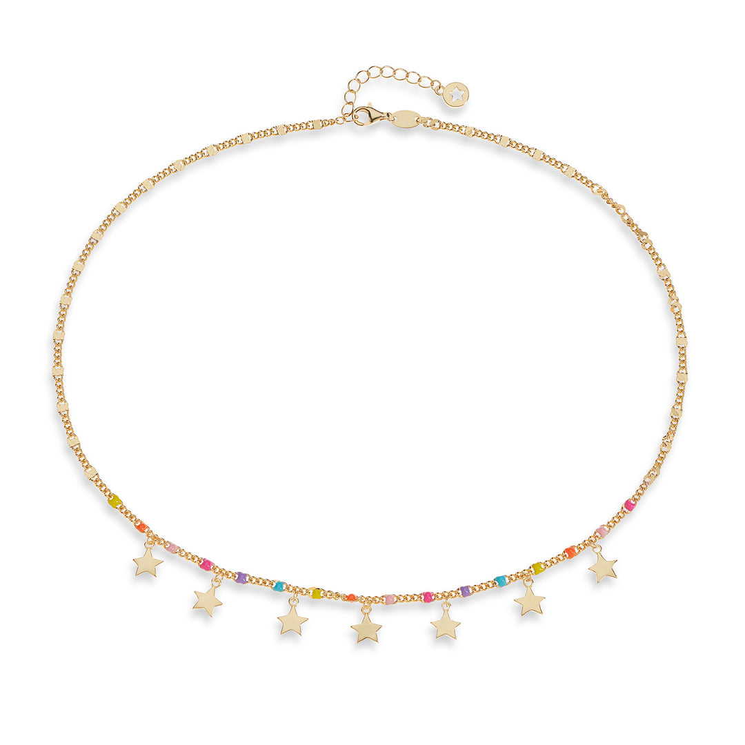 Comete Silver Star Necklace GLA254
