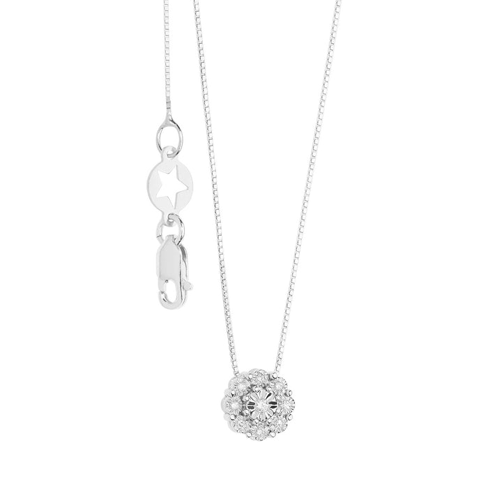 Comete Necklace in White Gold and Diamonds Moments GLB1625