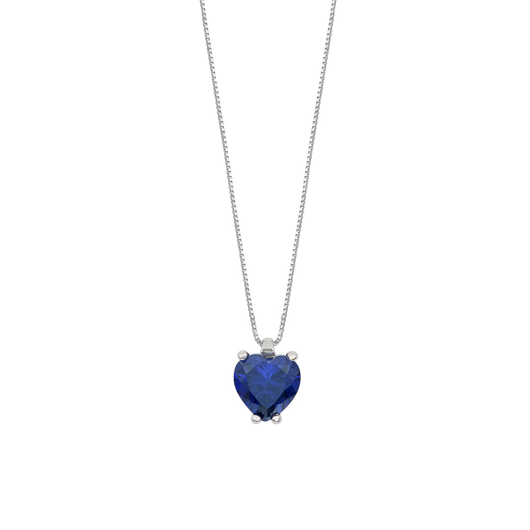 Comete Necklace 750‰ Gold and Blue Heart Sapphire GLB1659