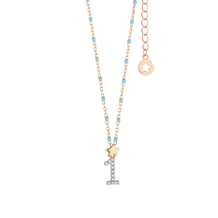 Comets Silver Necklace number 1 GLA199