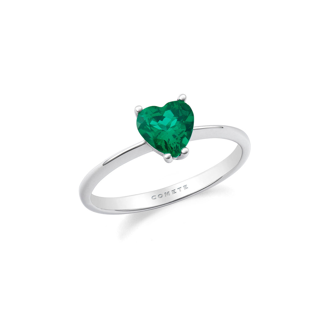Comets 750‰ Gold Ring and Emerald Heart ANB2691