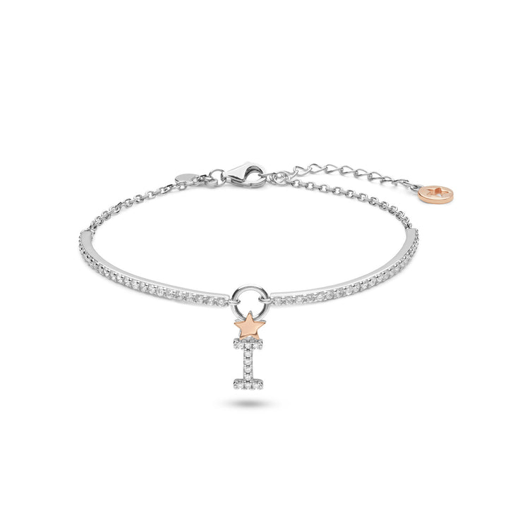 Comete Silver Bracelet Letter I BRA185