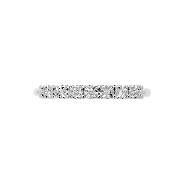 Comete Wedding ring in white gold and diamonds Moments ANB2672