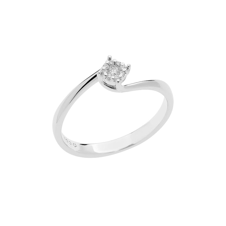 Comete Rose Gold Ring with Diamonds ANB2647