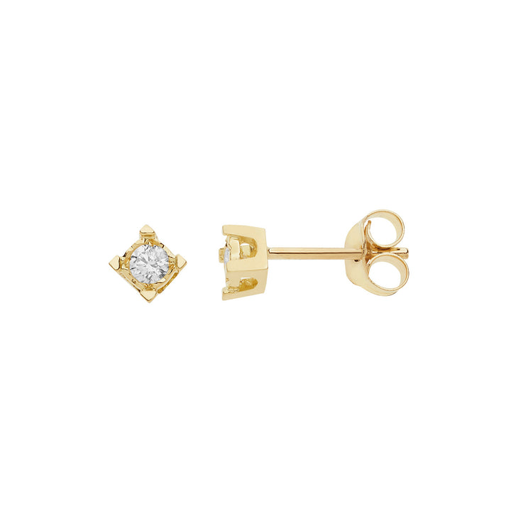 Comete Earrings Diamond light points in Gold and Diamonds ORB1008G