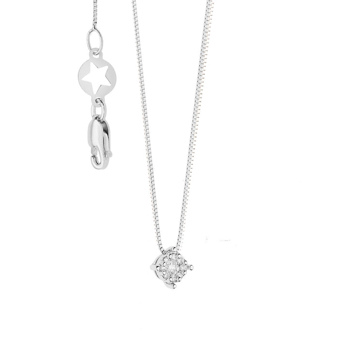 Comete Necklace in Gold, Rose Diamonds GLB1608