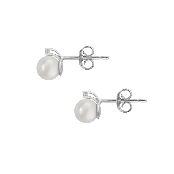Comete Earrings with Pearl in Gold and Diamond ORP766